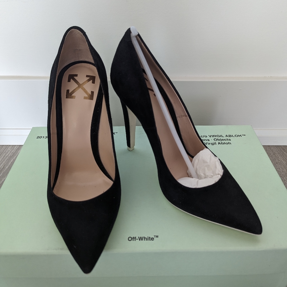 Off-White™ Black Pump Stiletto, Size 35
